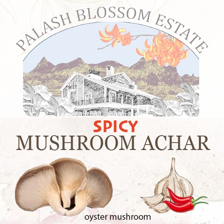 Spicy Mushroom Achar