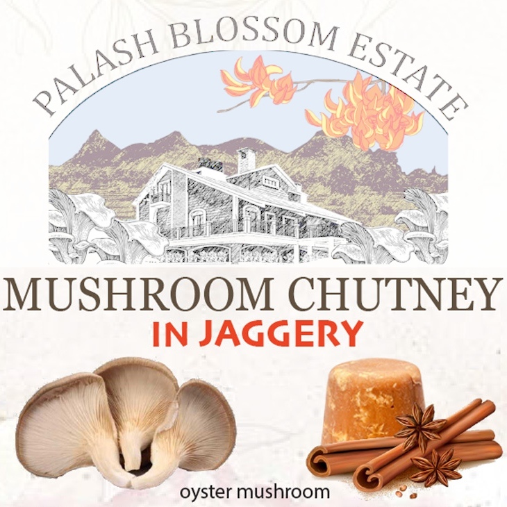 Mushroom Chutney in Jaggery